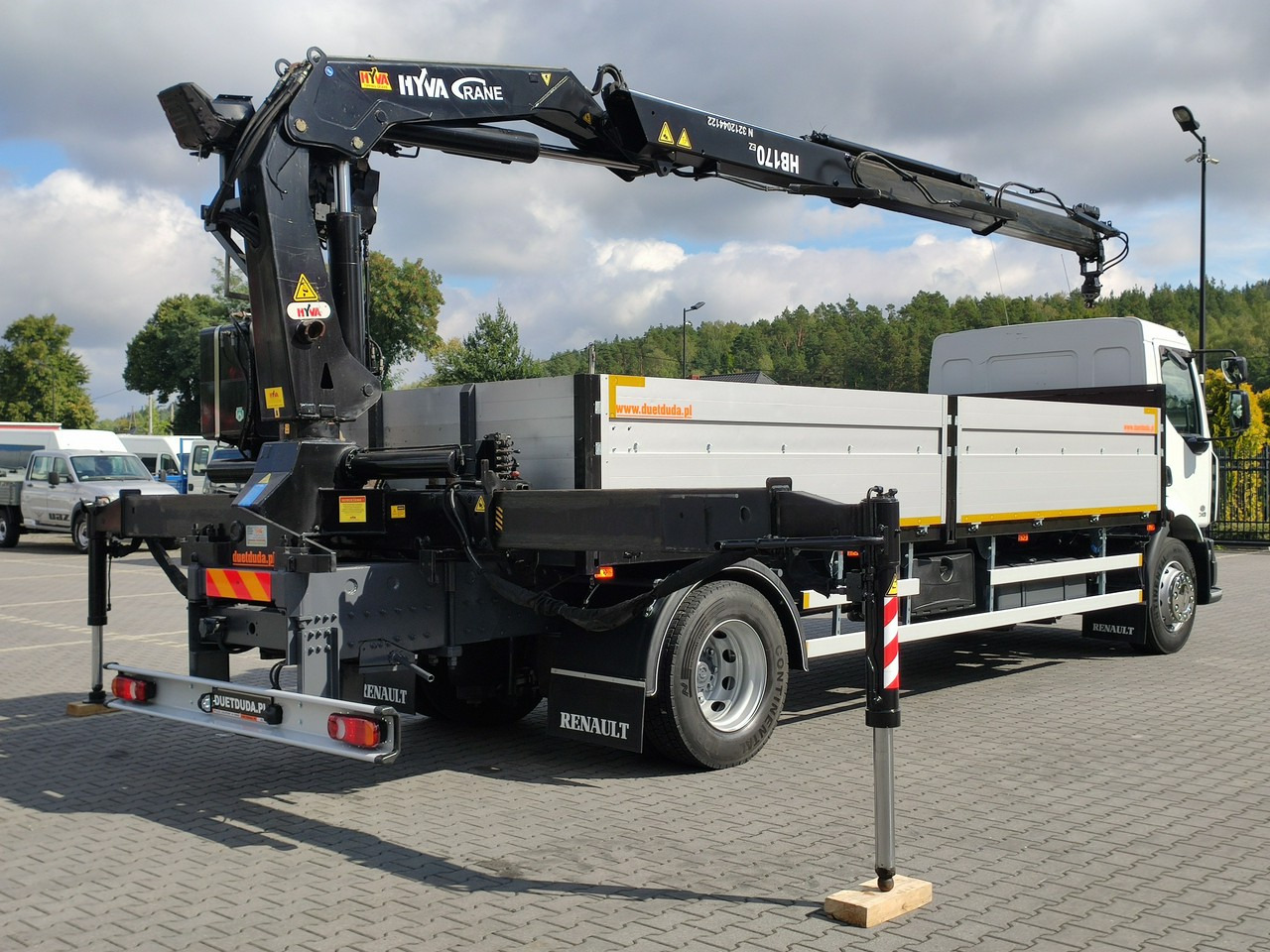 Madelveok/ Platvormveok, Kraanaga veoauto Renault Midlum 180.240DXI + HDS HYVA HB170E2 Udzwig 3.6Tony: pilt 6