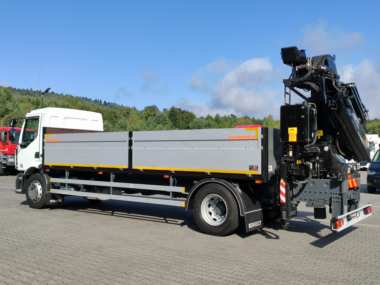 Madelveok/ Platvormveok, Kraanaga veoauto Renault Midlum 180.240DXI + HDS HYVA HB170E2 Udzwig 3.6Tony: pilt 8