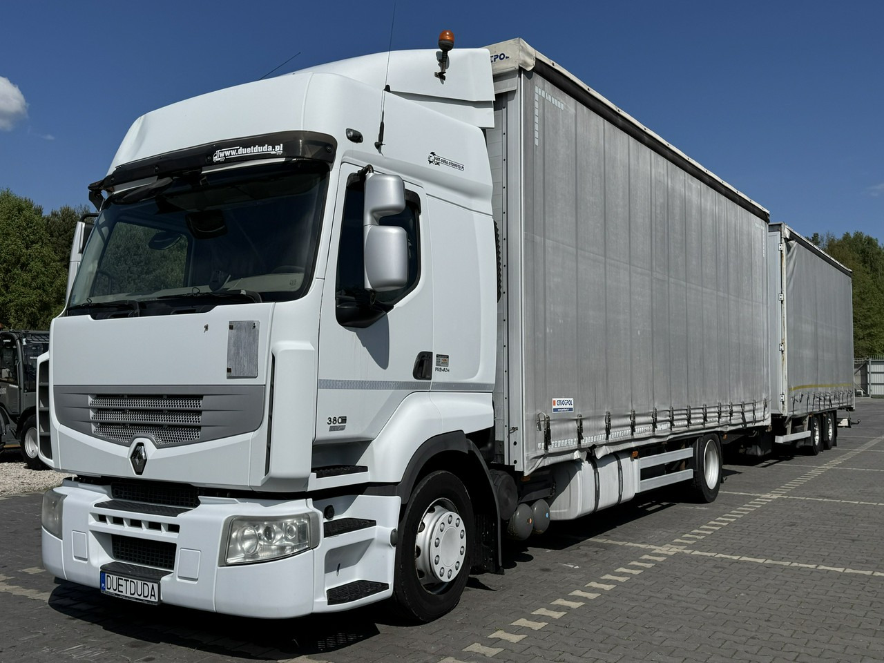 Renault Premium 380 DXi Euro 5 Firana 19 Palet Dach Zsuwany 18ton DMC - Tent veoauto: pilt 5 Renault Premium 380 DXi Euro 5 Firana 19 Palet Dach Zsuwany 18ton DMC - Tent veoauto: pilt 5
