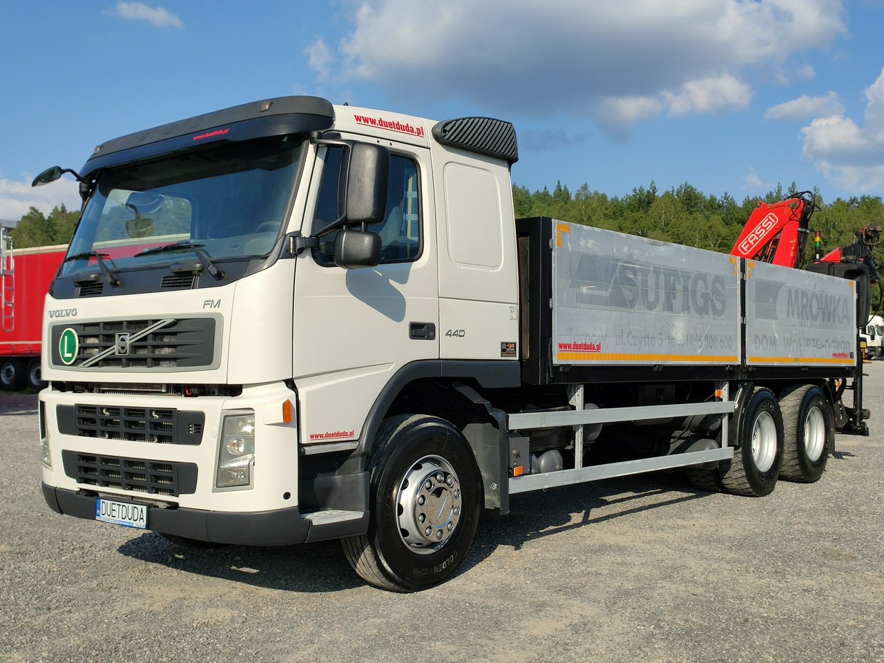 Madelveok/ Platvormveok, Kraanaga veoauto Volvo FM 440 6x4 HDS FASSI F170 Składany w Literę Z: pilt 13