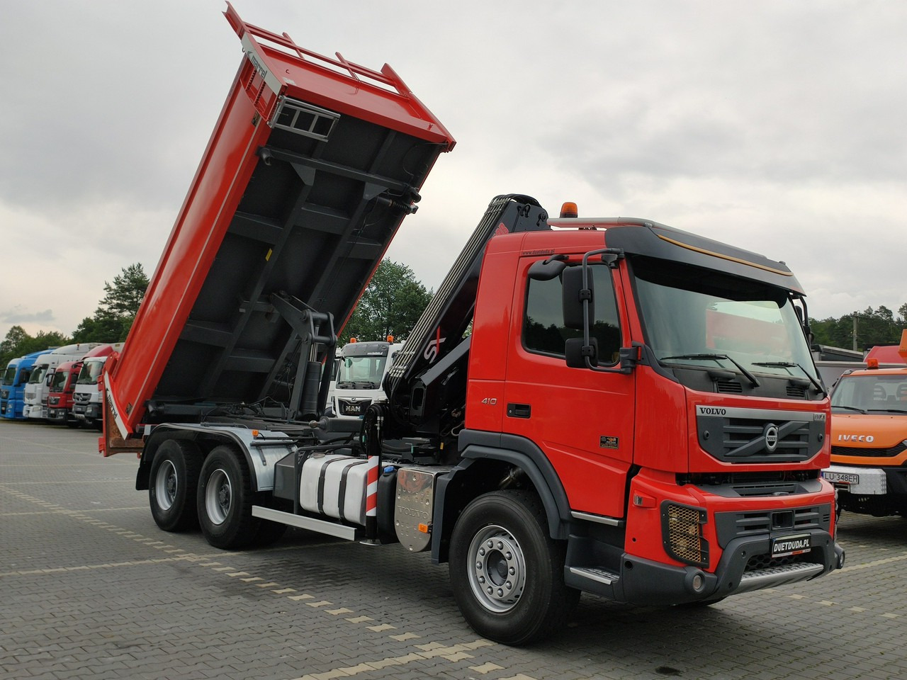 Volvo FMX 410 6x4 13L HDS Radiowy Hydroburta - Kallurauto, Kraanaga veoauto: pilt 2 Volvo FMX 410 6x4 13L HDS Radiowy Hydroburta - Kallurauto, Kraanaga veoauto: pilt 2