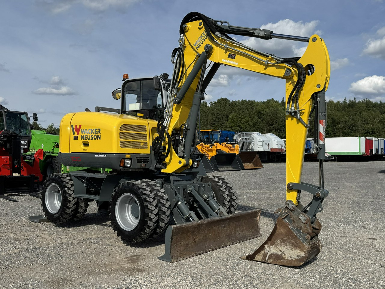Wacker Neuson EW100 Pług + Podpory 10 ton Szybkozłącze Klimatyzacja - Ratastel ekskavaator: pilt 5 Wacker Neuson EW100 Pług + Podpory 10 ton Szybkozłącze Klimatyzacja - Ratastel ekskavaator: pilt 5