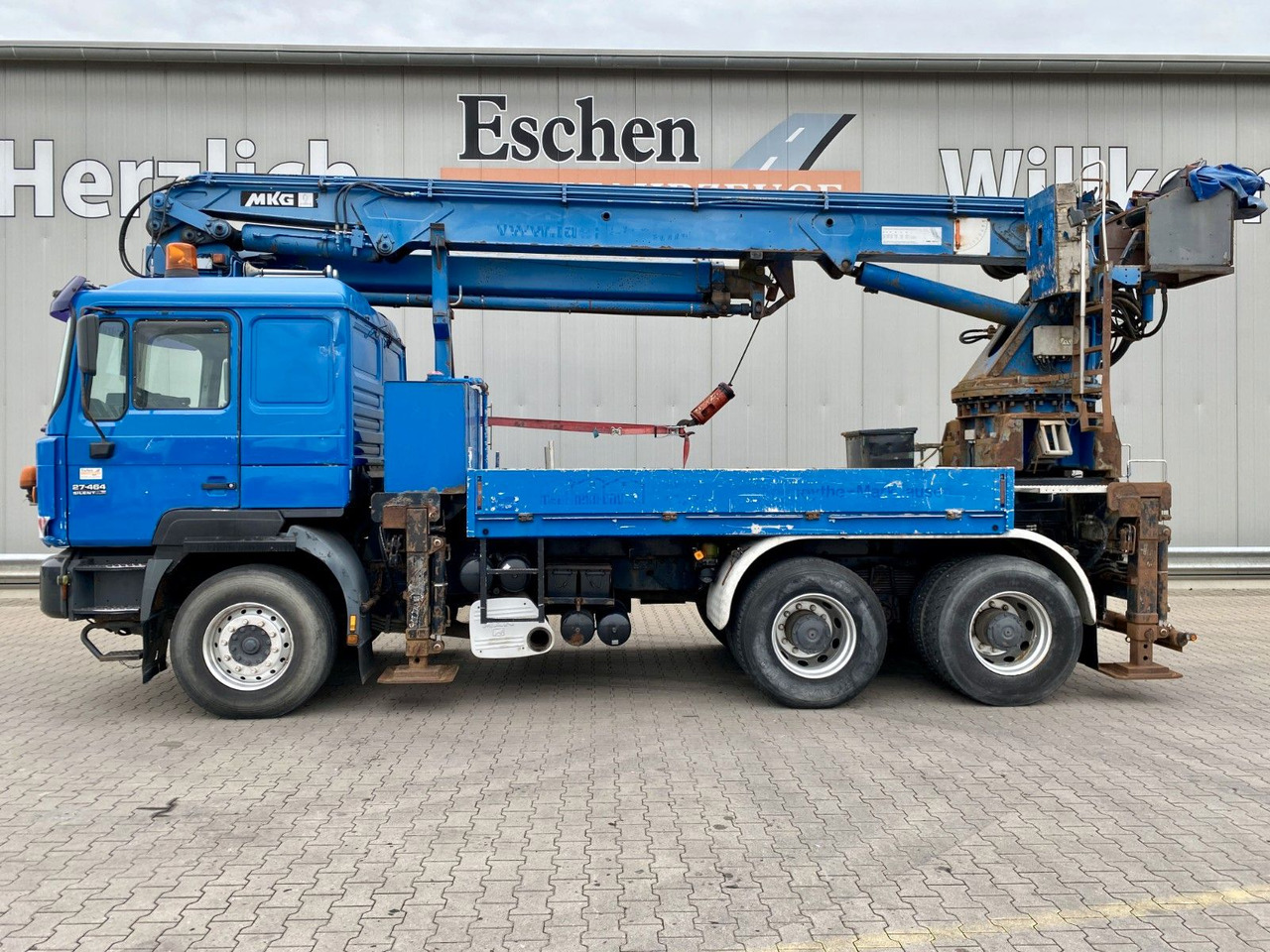 MAN 27.464 6x4 | MKG HMK 350a 2L*FUNK*Retarder*AHK - Kraanaga veoauto: pilt 2 MAN 27.464 6x4 | MKG HMK 350a 2L*FUNK*Retarder*AHK - Kraanaga veoauto: pilt 2