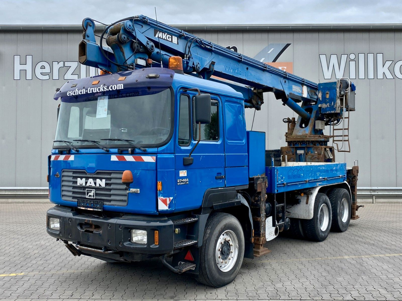 MAN 27.464 6x4 | MKG HMK 350a 2L*FUNK*Retarder*AHK - Kraanaga veoauto: pilt 1 MAN 27.464 6x4 | MKG HMK 350a 2L*FUNK*Retarder*AHK - Kraanaga veoauto: pilt 1