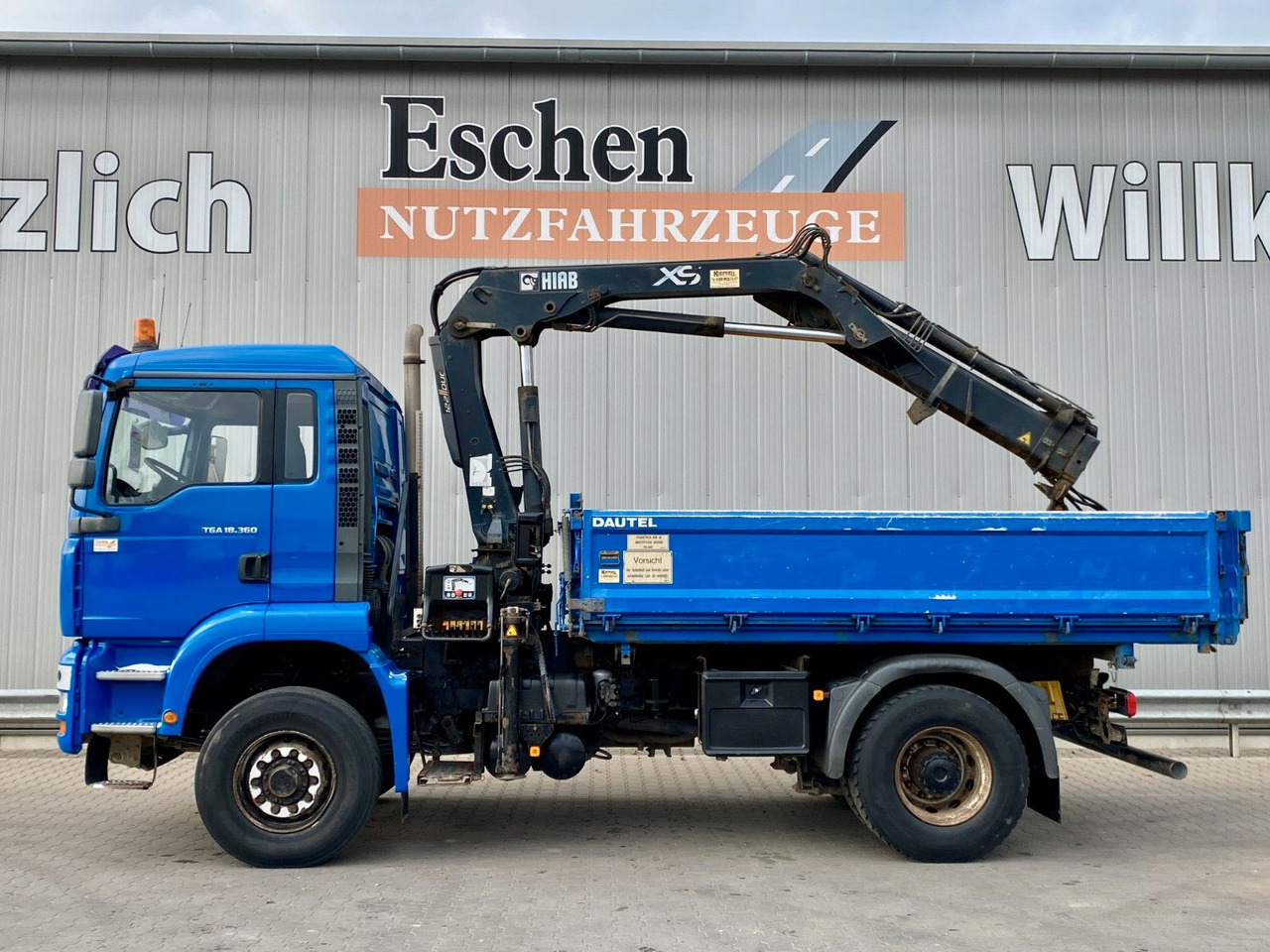 MAN TGA 18.360 4x4H BL*HIAB 122 BS-2*Dautel 3-Seiten - Kallurauto, Kraanaga veoauto: pilt 3 MAN TGA 18.360 4x4H BL*HIAB 122 BS-2*Dautel 3-Seiten - Kallurauto, Kraanaga veoauto: pilt 3