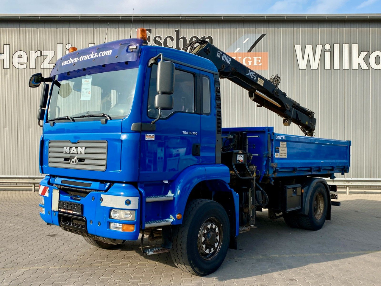 MAN TGA 18.360 4x4H BL Hiab Kran*Dautel Kipper*Klima - Kallurauto, Kraanaga veoauto: pilt 2 MAN TGA 18.360 4x4H BL Hiab Kran*Dautel Kipper*Klima - Kallurauto, Kraanaga veoauto: pilt 2