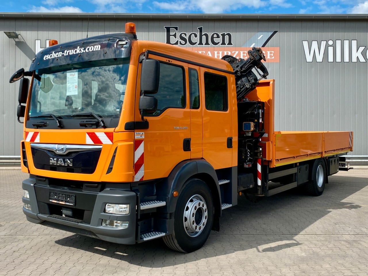 MAN TGM 15.290 DOKA|Atlas AK 75,2*Funk*4x Sitze*Navi - Madelveok/ Platvormveok, Kraanaga veoauto: pilt 1 MAN TGM 15.290 DOKA|Atlas AK 75,2*Funk*4x Sitze*Navi - Madelveok/ Platvormveok, Kraanaga veoauto: pilt 1