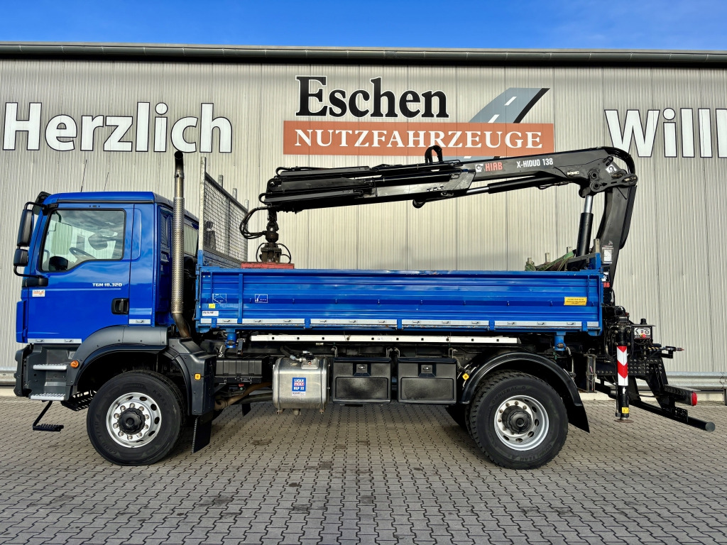 MAN TGM 18.320 4x4 BB / HIAB X-HIDUO-Kran - Kallurauto, Kraanaga veoauto: pilt 2 MAN TGM 18.320 4x4 BB / HIAB X-HIDUO-Kran - Kallurauto, Kraanaga veoauto: pilt 2