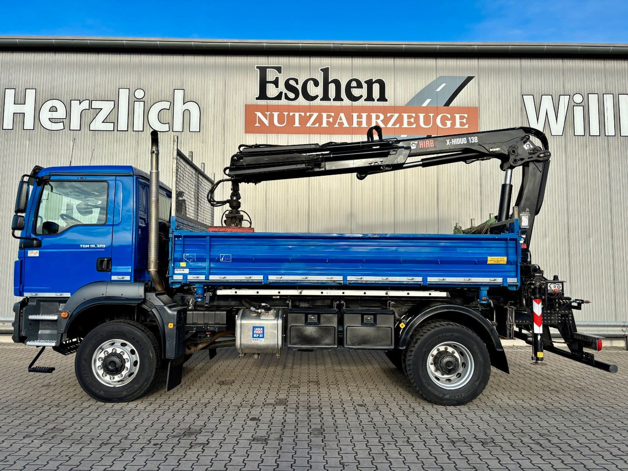 MAN TGM 18.320 4x4 BB | TÜV NEU*HIAB XHIDUO 138*FUNK - Kallurauto, Kraanaga veoauto: pilt 2 MAN TGM 18.320 4x4 BB | TÜV NEU*HIAB XHIDUO 138*FUNK - Kallurauto, Kraanaga veoauto: pilt 2