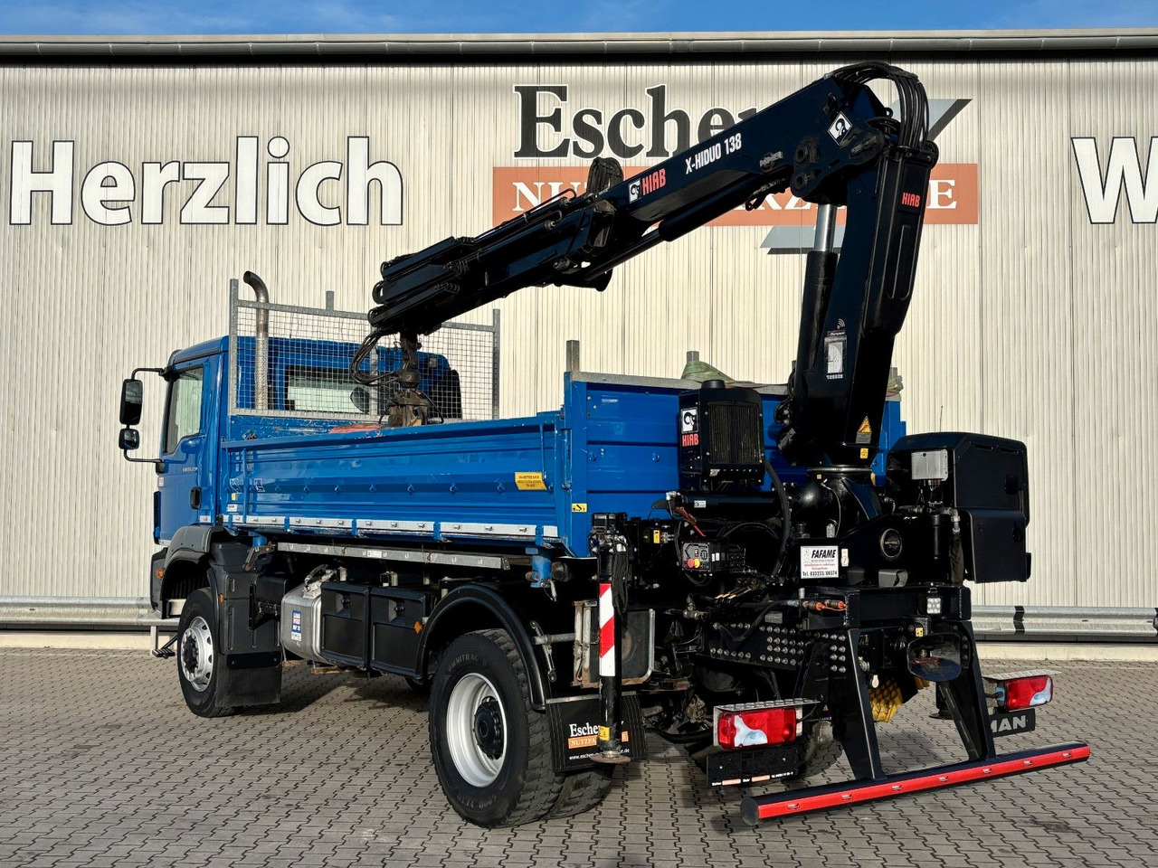 MAN TGM 18.320 4x4 BB | TÜV NEU*HIAB XHIDUO 138*FUNK - Kallurauto, Kraanaga veoauto: pilt 3 MAN TGM 18.320 4x4 BB | TÜV NEU*HIAB XHIDUO 138*FUNK - Kallurauto, Kraanaga veoauto: pilt 3