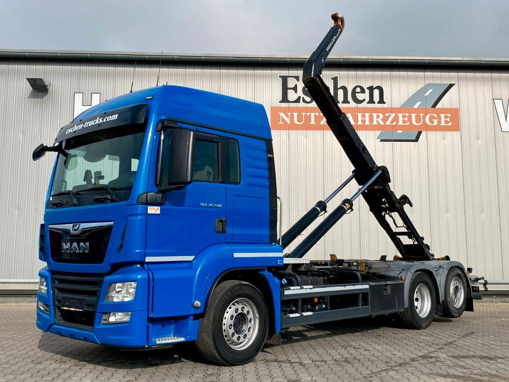 MAN TGS 26.500 6x2-4 LL | MEILLER 21.65*ACC*Retarder - Konkstõstukiga veoauto: pilt 1 MAN TGS 26.500 6x2-4 LL | MEILLER 21.65*ACC*Retarder - Konkstõstukiga veoauto: pilt 1