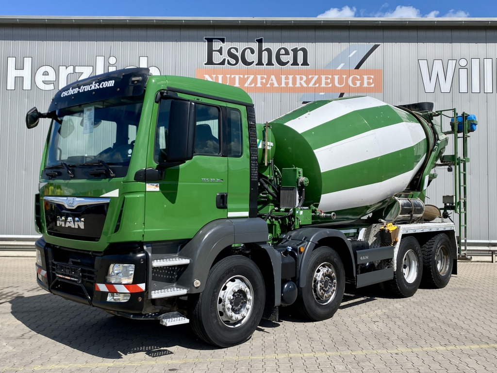 MAN TGS 32.360 8x4 BB / 9 m³ Stetter-Aufbau - Autobetoonisegisti: pilt 1 MAN TGS 32.360 8x4 BB / 9 m³ Stetter-Aufbau - Autobetoonisegisti: pilt 1