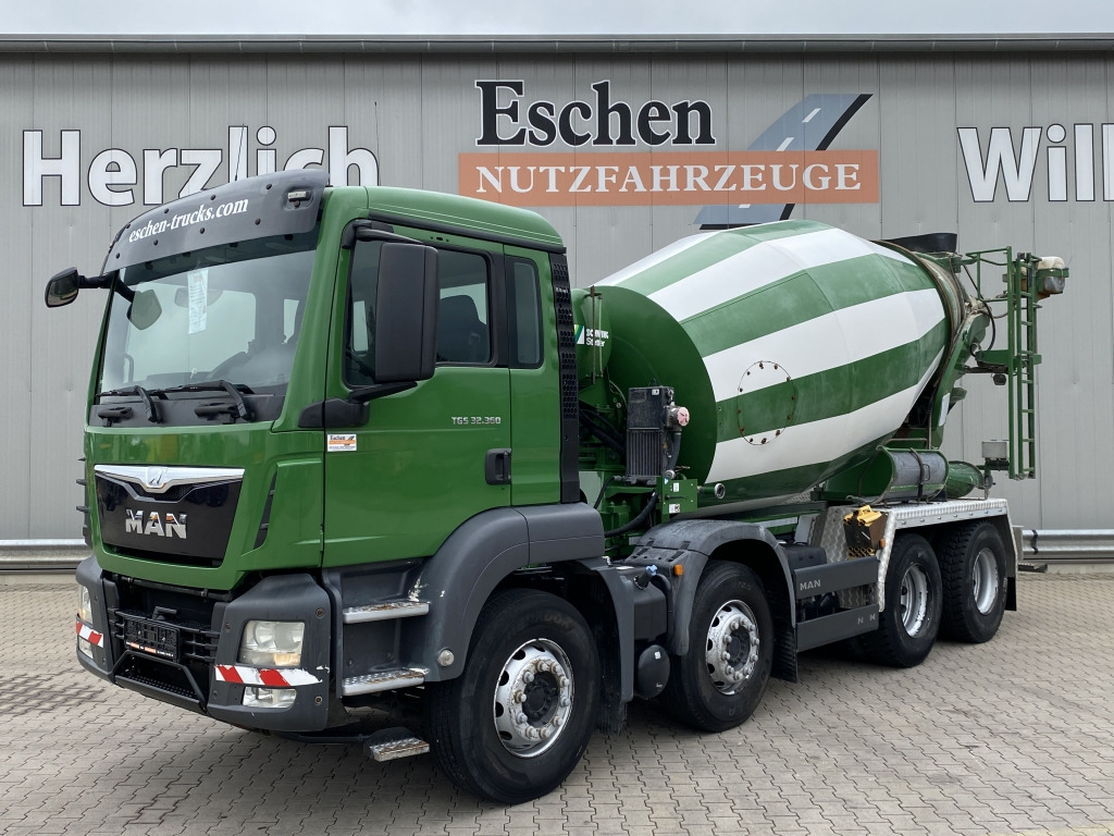MAN TGS 32.360 8x4 BB / 9 m³ Stetter-Aufbau - Autobetoonisegisti: pilt 1 MAN TGS 32.360 8x4 BB / 9 m³ Stetter-Aufbau - Autobetoonisegisti: pilt 1