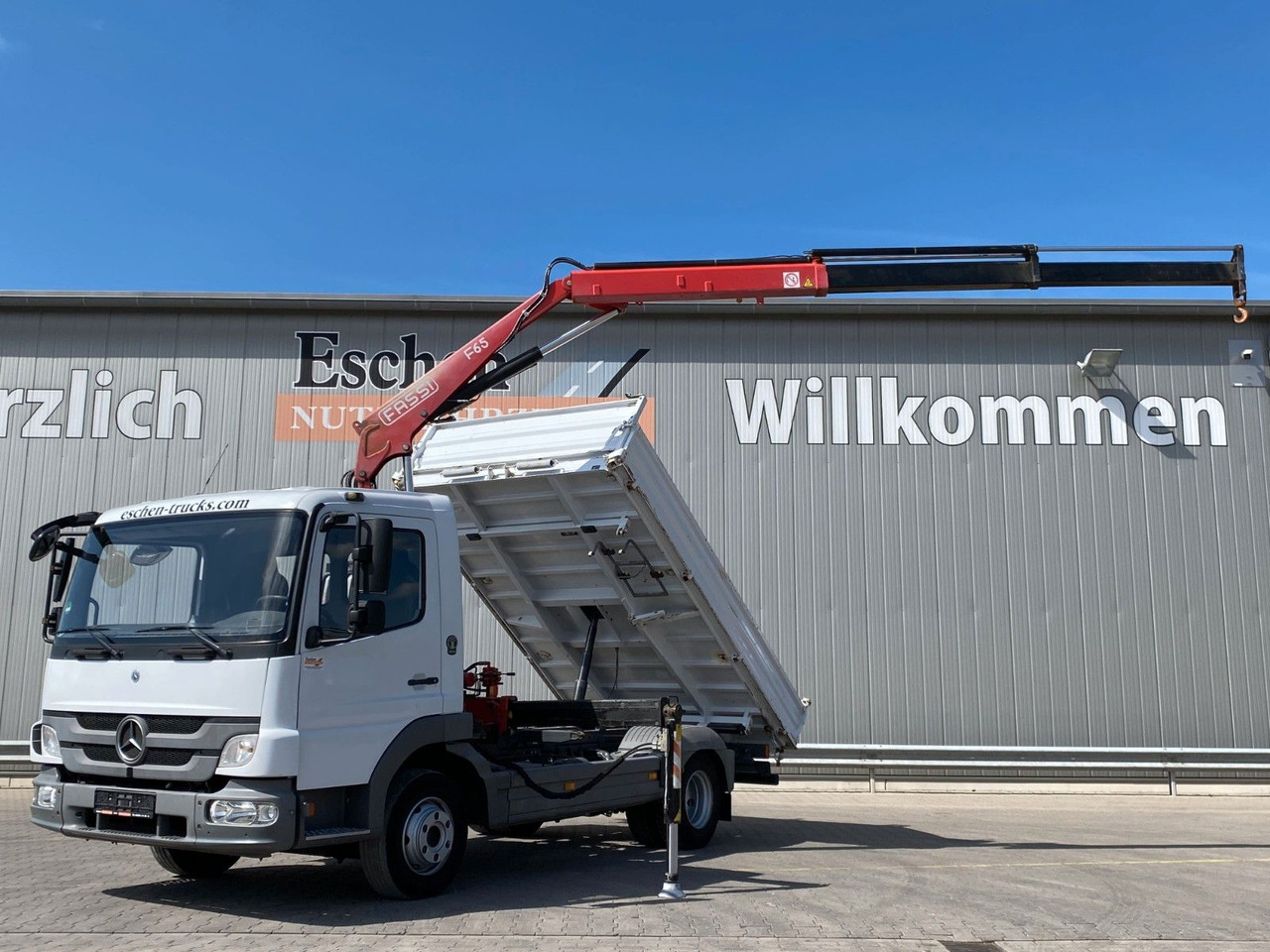 Mercedes-Benz 818 Atego | Fassi F65*MEILLER*PKW-AHK*1.Hand - Kallurauto, Kraanaga veoauto: pilt 2 Mercedes-Benz 818 Atego | Fassi F65*MEILLER*PKW-AHK*1.Hand - Kallurauto, Kraanaga veoauto: pilt 2