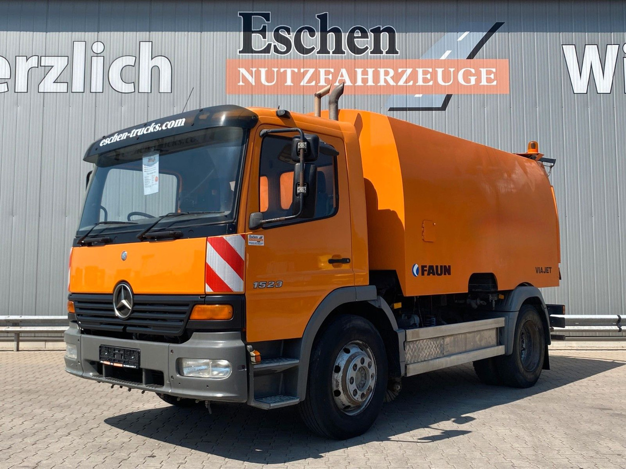 Mercedes-Benz Atego 1523| Faun Viajet 6R*Klima*manuell*1.Hand! - Tänavapühkimismasin: pilt 1 Mercedes-Benz Atego 1523| Faun Viajet 6R*Klima*manuell*1.Hand! - Tänavapühkimismasin: pilt 1