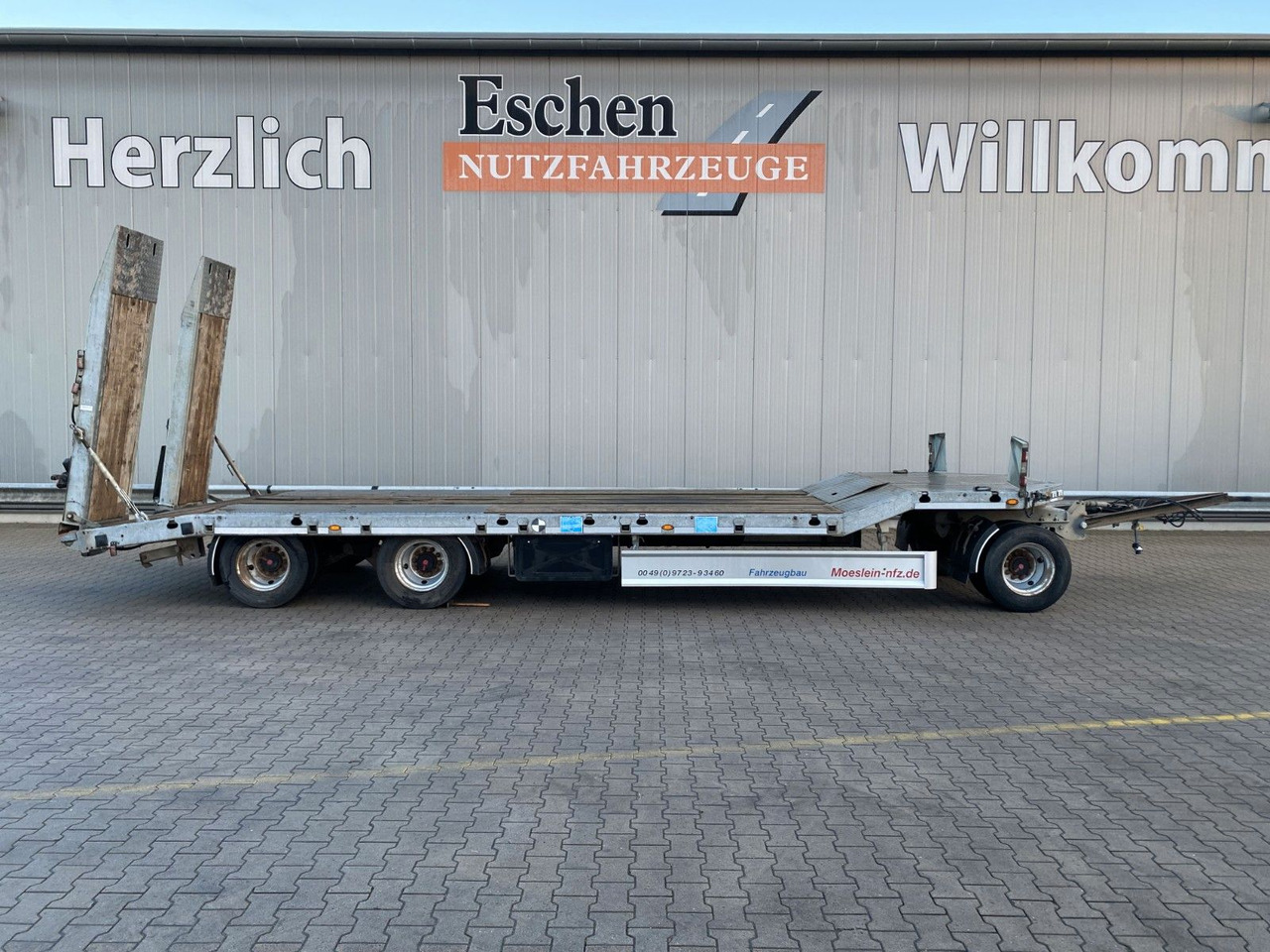 Möslein TF3-P | verzinktes Chassis*hydr. Rampen*Blatt - Madal platvorm järelhaagis: pilt 5 Möslein TF3-P | verzinktes Chassis*hydr. Rampen*Blatt - Madal platvorm järelhaagis: pilt 5