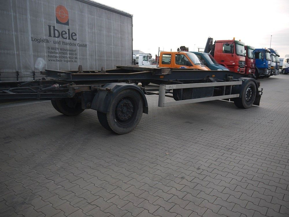 Schmitz Cargobull ACF 18 Abrollanhänger| Duomatic*ABS*Luftfederung - Multilift/ Liftdumper haagis: pilt 1 Schmitz Cargobull ACF 18 Abrollanhänger| Duomatic*ABS*Luftfederung - Multilift/ Liftdumper haagis: pilt 1