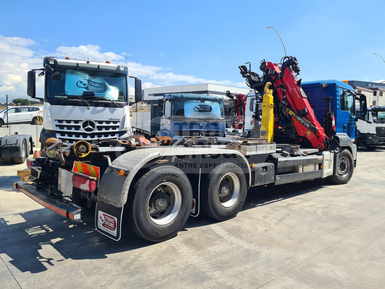 Camión MAN + Epsilon M120Z3 + Gancho Palfinger 20T - Konkstõstukiga veoauto, Kraanaga veoauto: pilt 1 Camión MAN + Epsilon M120Z3 + Gancho Palfinger 20T - Konkstõstukiga veoauto, Kraanaga veoauto: pilt 1