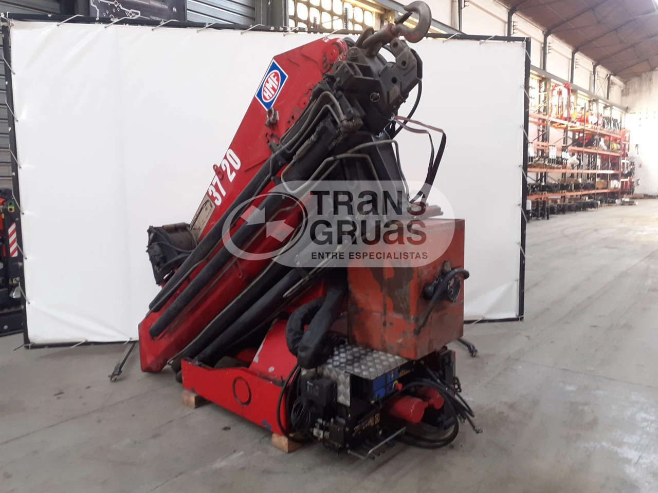 Grúa HMF 3720 K6 - Kraana-manipulaator - Veoauto: pilt 3 Grúa HMF 3720 K6 - Kraana-manipulaator - Veoauto: pilt 3