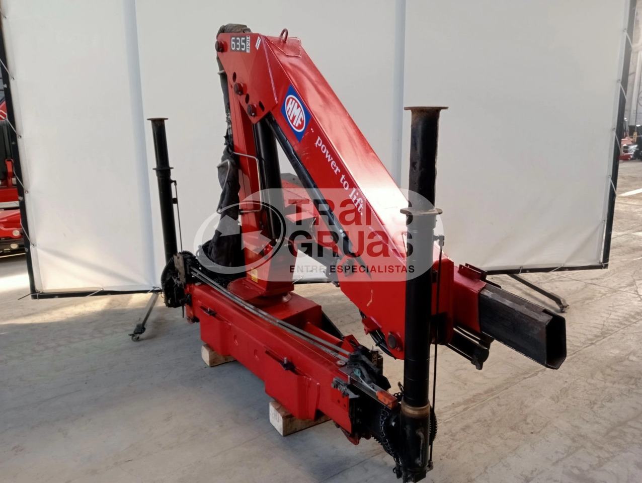 Grúa HMF 635 K2 - Kraana-manipulaator - Veoauto: pilt 3 Grúa HMF 635 K2 - Kraana-manipulaator - Veoauto: pilt 3