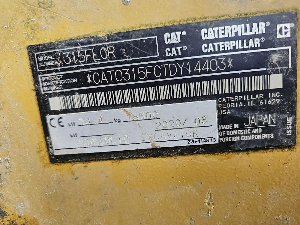 Cat 315 F LCR - Lintekskavaator: pilt 5 Cat 315 F LCR - Lintekskavaator: pilt 5
