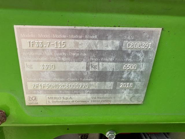 Merlo TF 33.7-115 mit Kabelbrand - Teleskooplaadur: pilt 5 Merlo TF 33.7-115 mit Kabelbrand - Teleskooplaadur: pilt 5