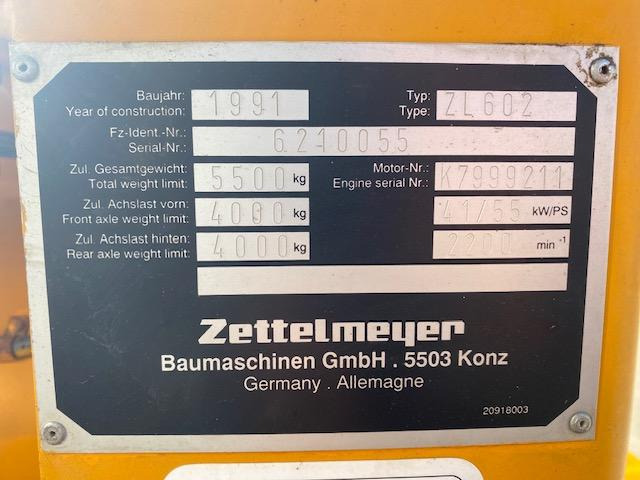 Zettelmeyer ZL 602 - Rataslaadur: pilt 5 Zettelmeyer ZL 602 - Rataslaadur: pilt 5