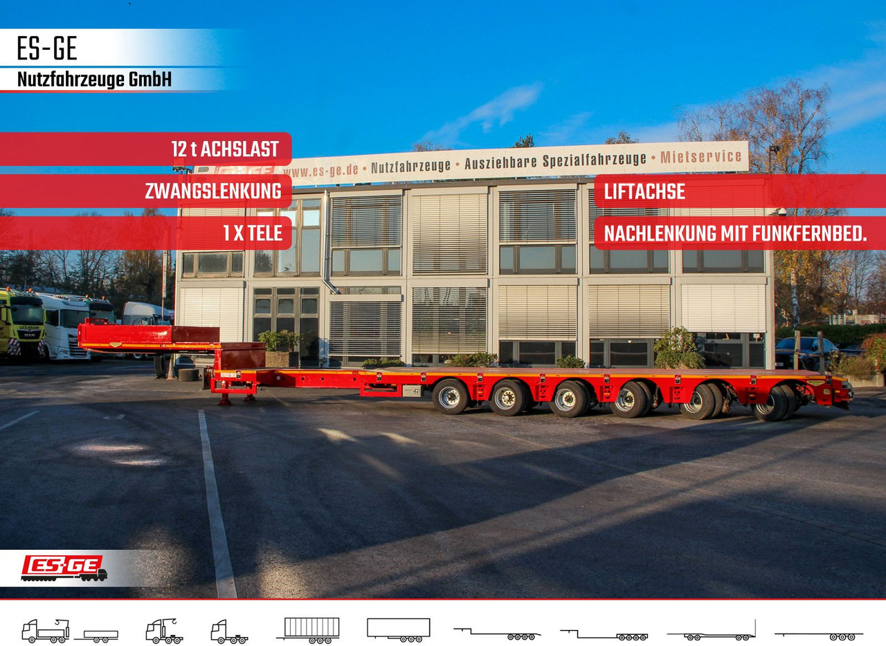 Broshuis 6-Achs-Satteltieflader - teleskopierbar - Madal platvormpoolhaagis: pilt 1 Broshuis 6-Achs-Satteltieflader - teleskopierbar - Madal platvormpoolhaagis: pilt 1