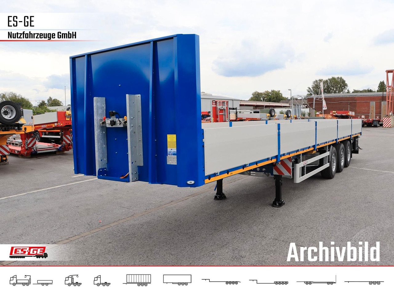 ES-GE 3-Achs Sattelanhänger - Bordwände + CV - Platvorm/ Madelpoolhaagis: pilt 1 ES-GE 3-Achs Sattelanhänger - Bordwände + CV - Platvorm/ Madelpoolhaagis: pilt 1