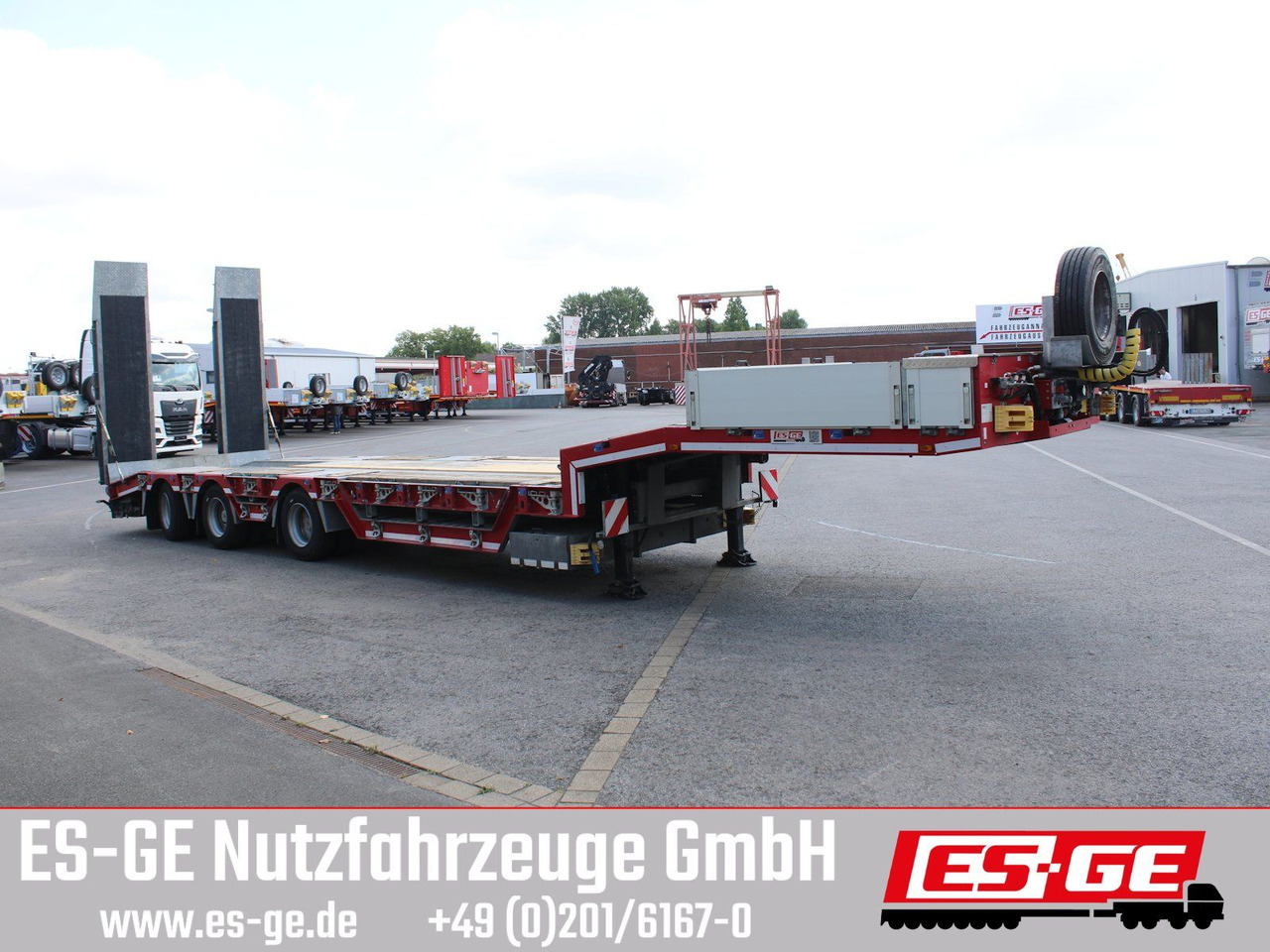 ES-GE 3-Achs-Satteltieflader, Radmulden - Madal platvormpoolhaagis: pilt 4 ES-GE 3-Achs-Satteltieflader, Radmulden - Madal platvormpoolhaagis: pilt 4