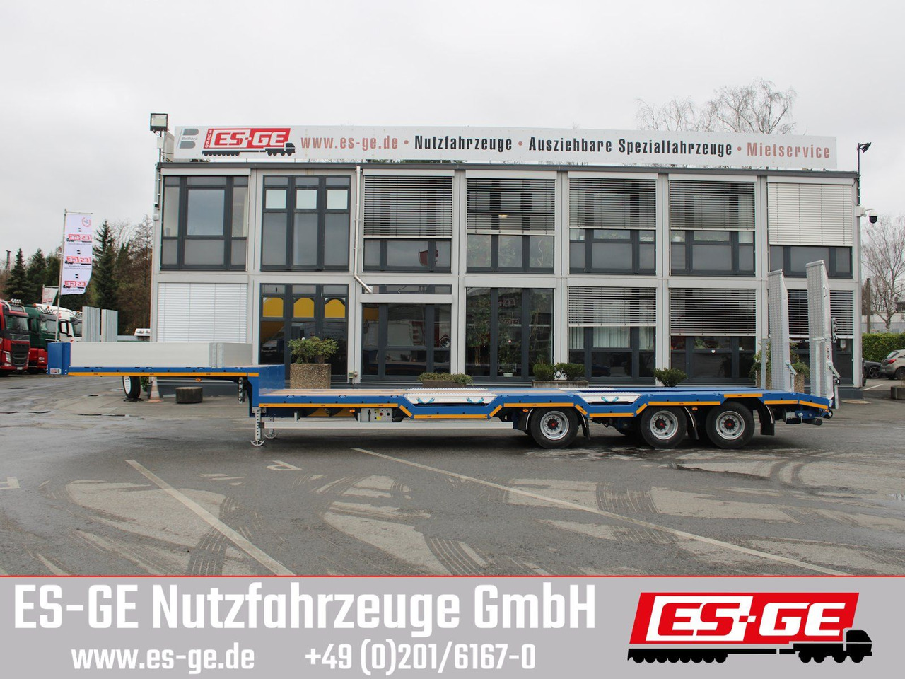 ES-GE 3-Achs-Satteltieflader - Radmulden - Madal platvormpoolhaagis: pilt 5 ES-GE 3-Achs-Satteltieflader - Radmulden - Madal platvormpoolhaagis: pilt 5