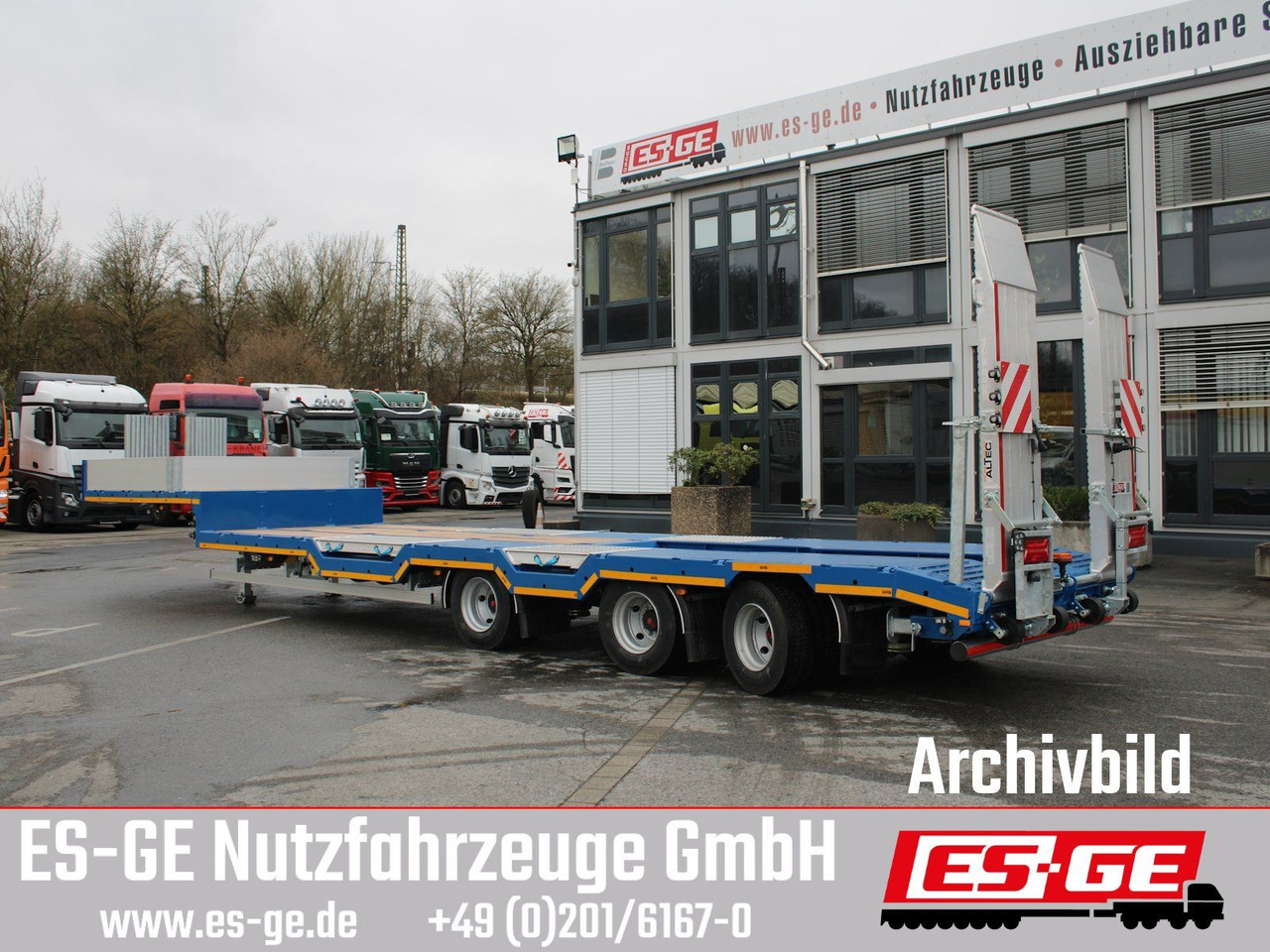 ES-GE 3-Achs-Satteltieflader - Radmulden - Madal platvormpoolhaagis: pilt 1 ES-GE 3-Achs-Satteltieflader - Radmulden - Madal platvormpoolhaagis: pilt 1