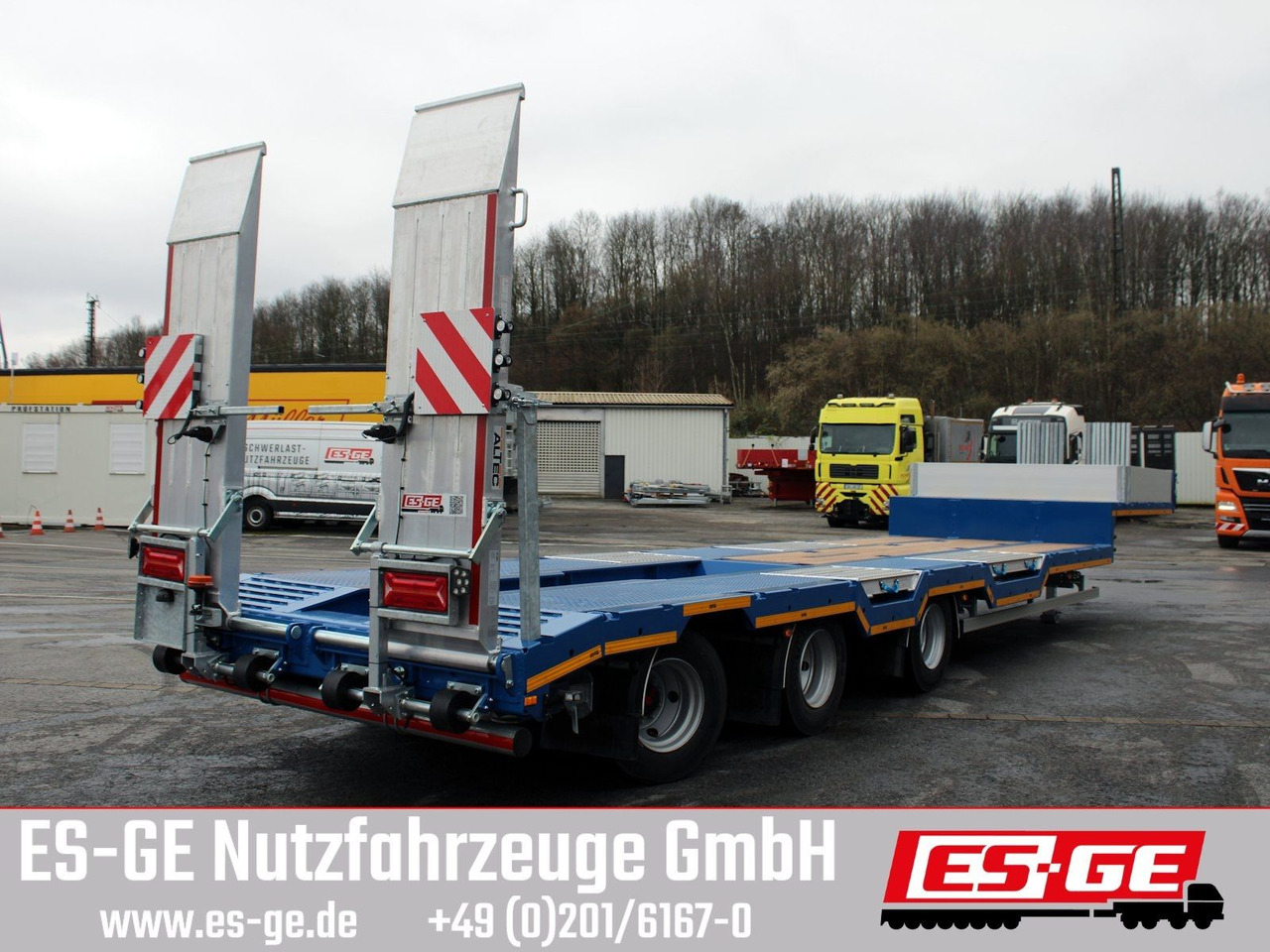 ES-GE 3-Achs-Satteltieflader - Radmulden - Madal platvormpoolhaagis: pilt 3 ES-GE 3-Achs-Satteltieflader - Radmulden - Madal platvormpoolhaagis: pilt 3