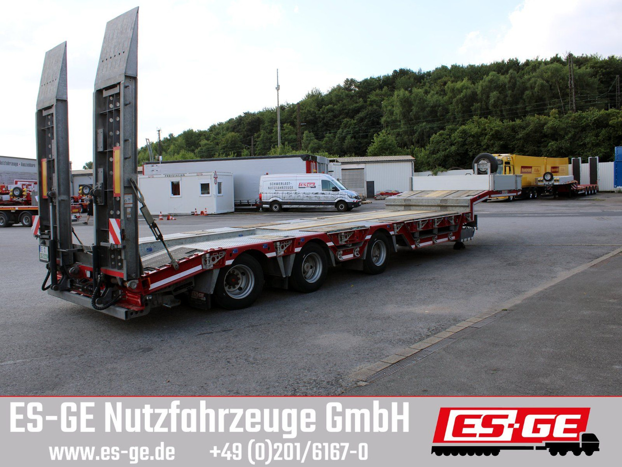 ES-GE 3-Achs-Satteltieflader, Radmulden - Madal platvormpoolhaagis: pilt 3 ES-GE 3-Achs-Satteltieflader, Radmulden - Madal platvormpoolhaagis: pilt 3