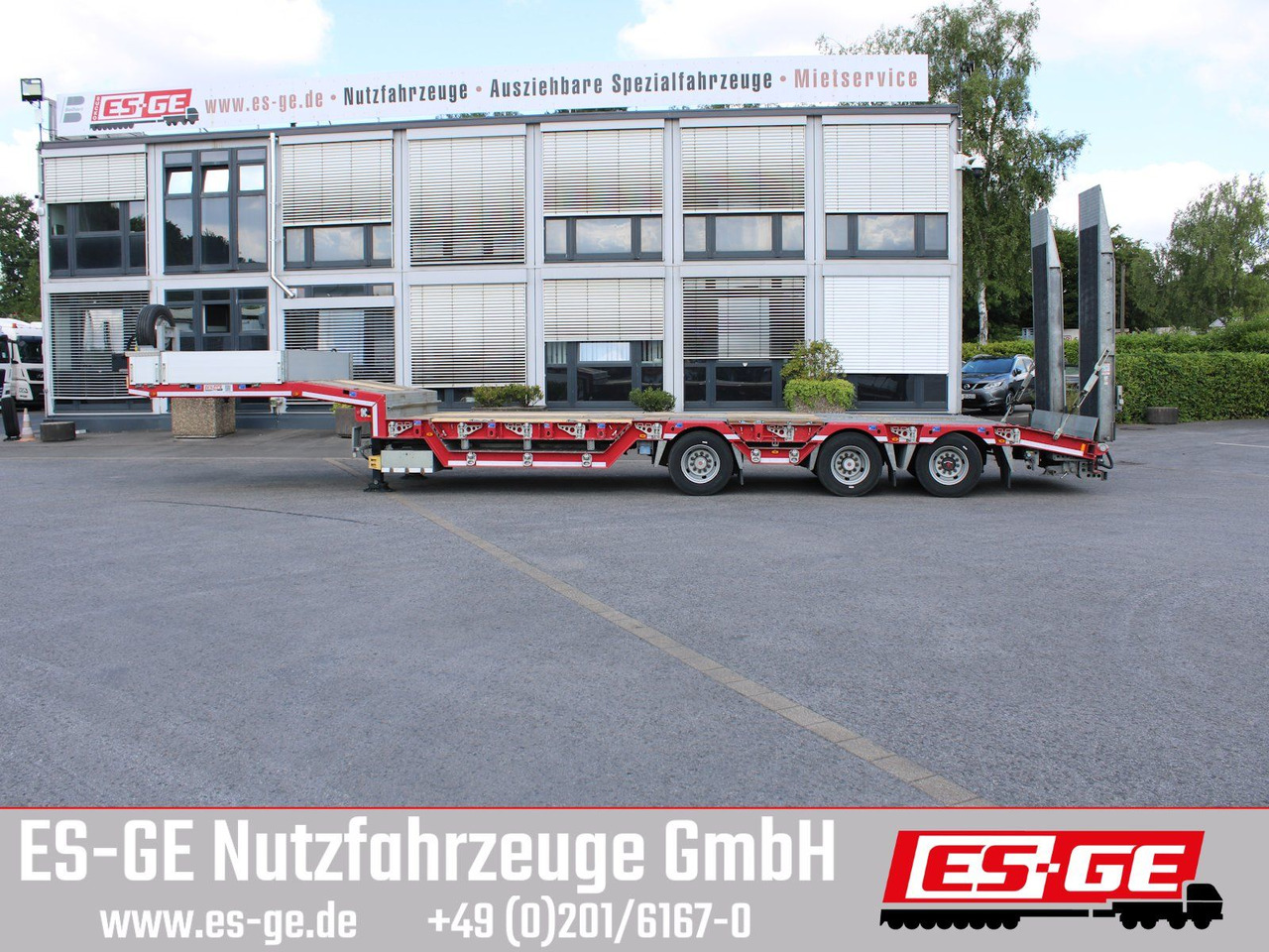 ES-GE 3-Achs-Satteltieflader, Radmulden - Madal platvormpoolhaagis: pilt 5 ES-GE 3-Achs-Satteltieflader, Radmulden - Madal platvormpoolhaagis: pilt 5
