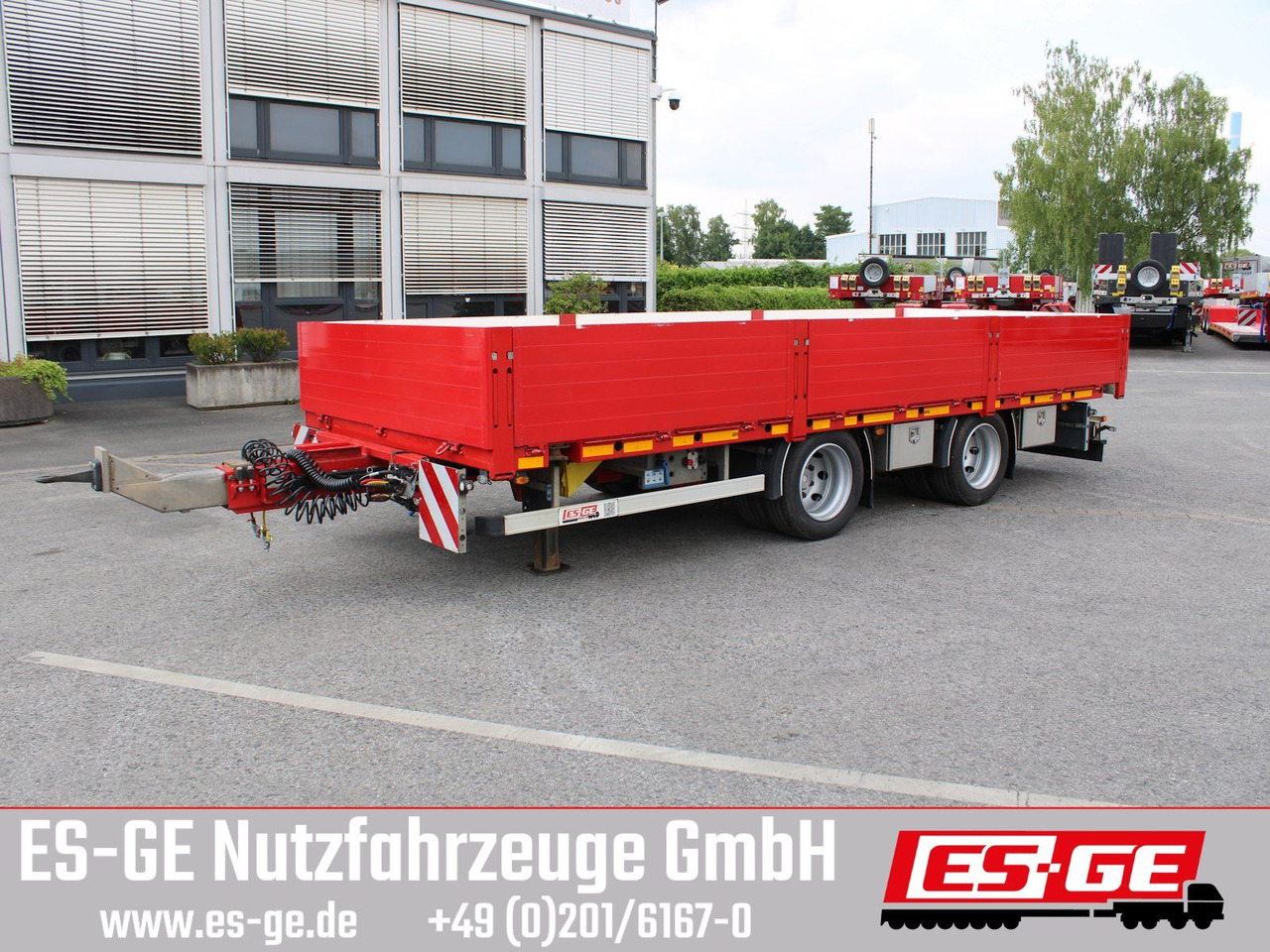 ES-GE Tandemanhänger - Containerverr. - Platvormhaagis/ Madelhaagis: pilt 2 ES-GE Tandemanhänger - Containerverr. - Platvormhaagis/ Madelhaagis: pilt 2