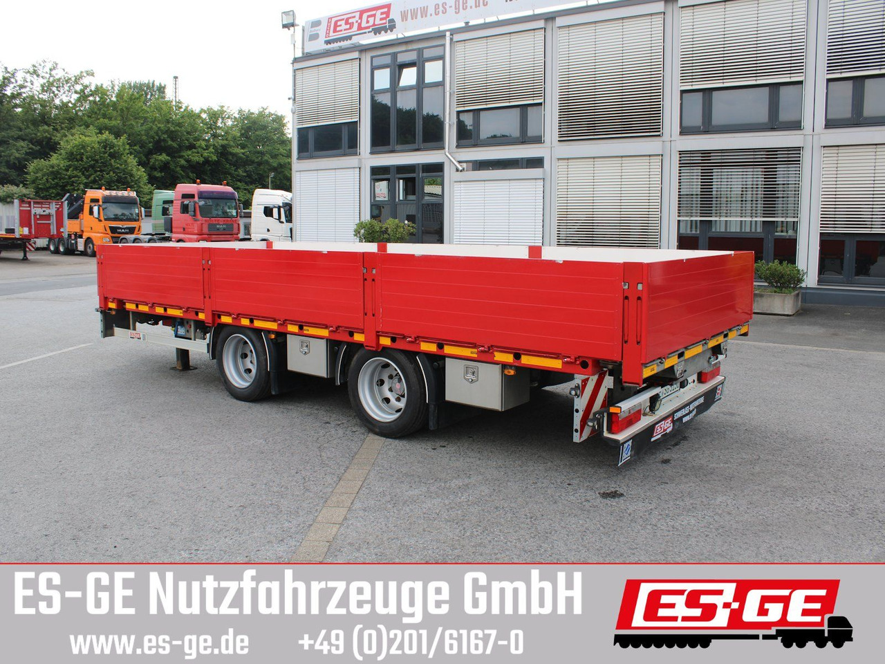 ES-GE Tandemanhänger - Containerverr. - Platvormhaagis/ Madelhaagis: pilt 1 ES-GE Tandemanhänger - Containerverr. - Platvormhaagis/ Madelhaagis: pilt 1