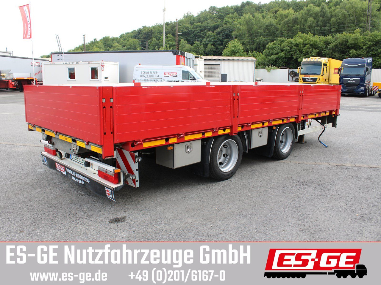 ES-GE Tandemanhänger - Containerverr. - Platvormhaagis/ Madelhaagis: pilt 4 ES-GE Tandemanhänger - Containerverr. - Platvormhaagis/ Madelhaagis: pilt 4