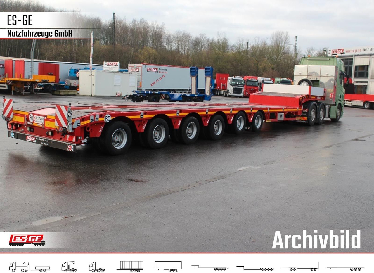 Faymonville 6-Achs Multimax Satteltieflader - hydr. gelenkt - Madal platvormpoolhaagis: pilt 1 Faymonville 6-Achs Multimax Satteltieflader - hydr. gelenkt - Madal platvormpoolhaagis: pilt 1