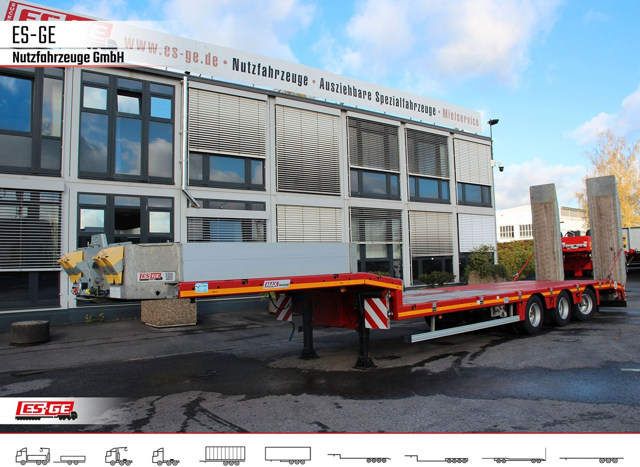 Faymonville MAX Trailer MAX100 Semi-Tieflader 1tlg. Rampen - Madal platvormpoolhaagis: pilt 1 Faymonville MAX Trailer MAX100 Semi-Tieflader 1tlg. Rampen - Madal platvormpoolhaagis: pilt 1
