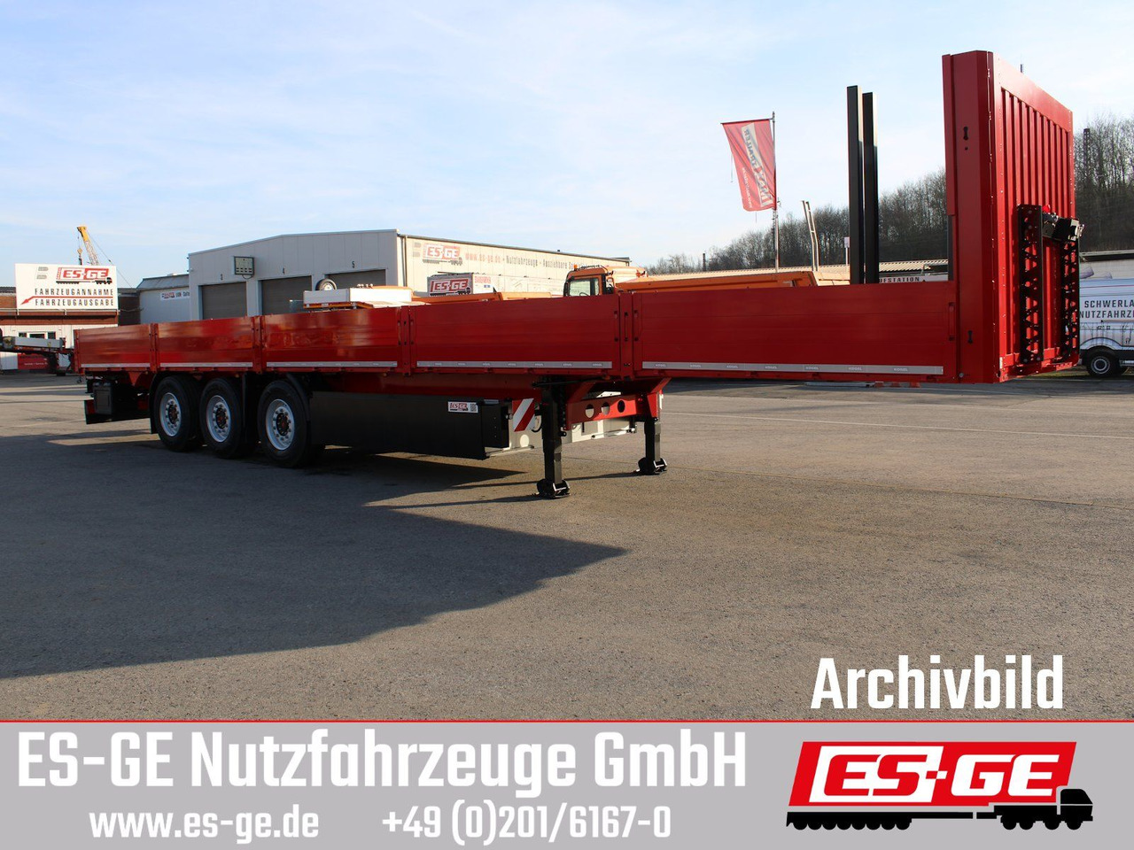 Kögel Multi Chassis, verstärkt, Bordwände - Platvorm/ Madelpoolhaagis: pilt 4 Kögel Multi Chassis, verstärkt, Bordwände - Platvorm/ Madelpoolhaagis: pilt 4