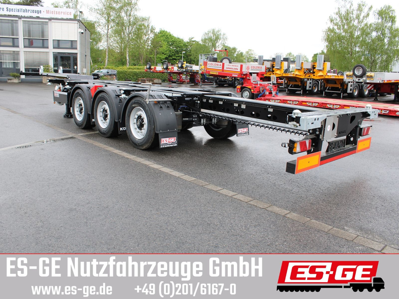 Kögel PORT 45 TRIPLEX Containerchassis - Konteinerveduk/ Tõstukiga poolhaagis: pilt 4 Kögel PORT 45 TRIPLEX Containerchassis - Konteinerveduk/ Tõstukiga poolhaagis: pilt 4