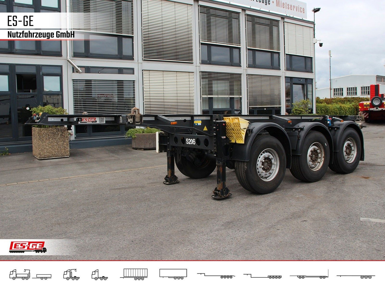 Krone 3-Achs-Containerchassis 20' - Konteinerveduk/ Tõstukiga poolhaagis: pilt 1 Krone 3-Achs-Containerchassis 20' - Konteinerveduk/ Tõstukiga poolhaagis: pilt 1