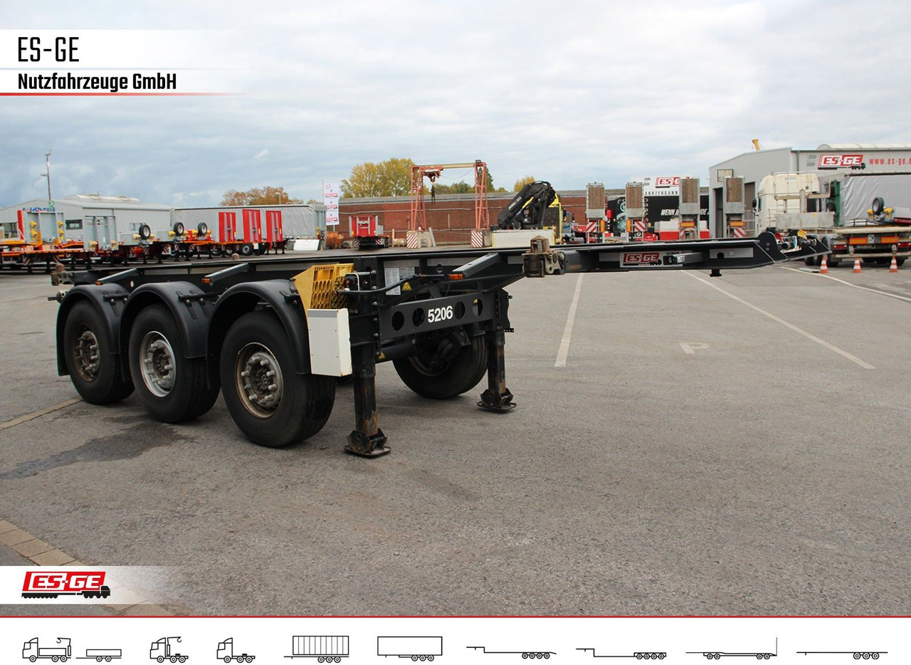 Krone 3-Achs-Containerchassis 20' - Konteinerveduk/ Tõstukiga poolhaagis: pilt 3 Krone 3-Achs-Containerchassis 20' - Konteinerveduk/ Tõstukiga poolhaagis: pilt 3