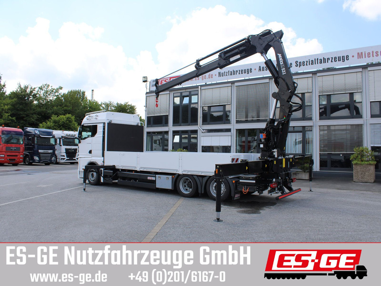MAN TGX 26.480 6x2-4 LL CH mit MKG HLK531 a5 - Madelveok/ Platvormveok, Kraanaga veoauto: pilt 2 MAN TGX 26.480 6x2-4 LL CH mit MKG HLK531 a5 - Madelveok/ Platvormveok, Kraanaga veoauto: pilt 2