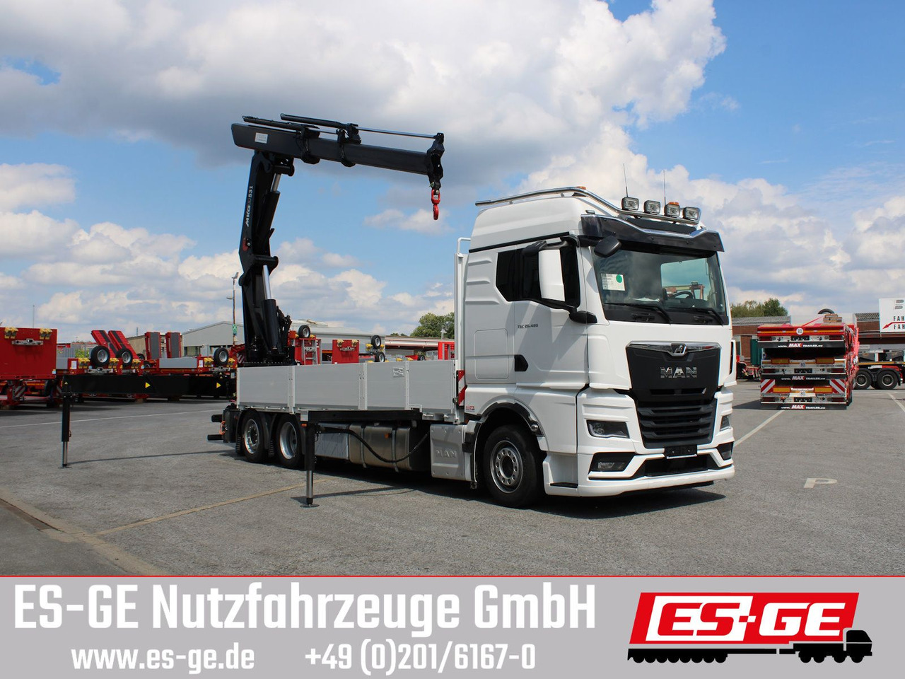 MAN TGX 26.480 6x2-4 LL CH mit MKG HLK531 a5 - Madelveok/ Platvormveok, Kraanaga veoauto: pilt 3 MAN TGX 26.480 6x2-4 LL CH mit MKG HLK531 a5 - Madelveok/ Platvormveok, Kraanaga veoauto: pilt 3