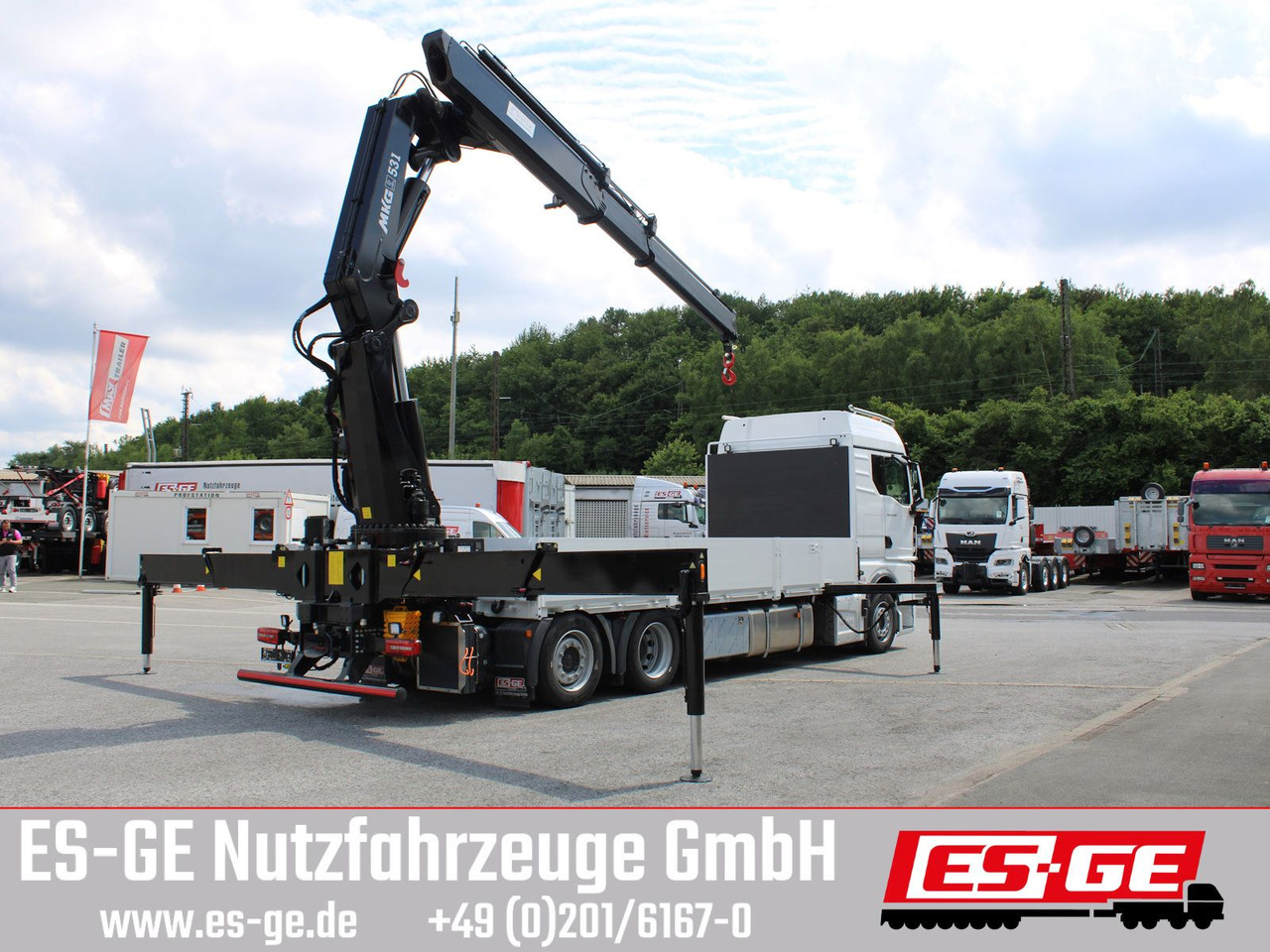 MAN TGX 26.480 6x2-4 LL CH mit MKG HLK531 a5 - Madelveok/ Platvormveok, Kraanaga veoauto: pilt 4 MAN TGX 26.480 6x2-4 LL CH mit MKG HLK531 a5 - Madelveok/ Platvormveok, Kraanaga veoauto: pilt 4