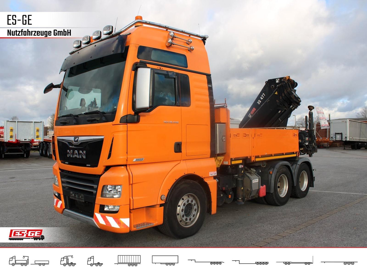 MAN TGX 26.540 + HIABV-Ladekran 477E-4 HIPRO MAN TGX 26.540 + HIABV-Ladekran 477E-4 HIPRO - Madelveok/ Platvormveok, Kraanaga veoauto: pilt 2 MAN TGX 26.540 + HIABV-Ladekran 477E-4 HIPRO MAN TGX 26.540 + HIABV-Ladekran 477E-4 HIPRO - Madelveok/ Platvormveok, Kraanaga veoauto: pilt 2
