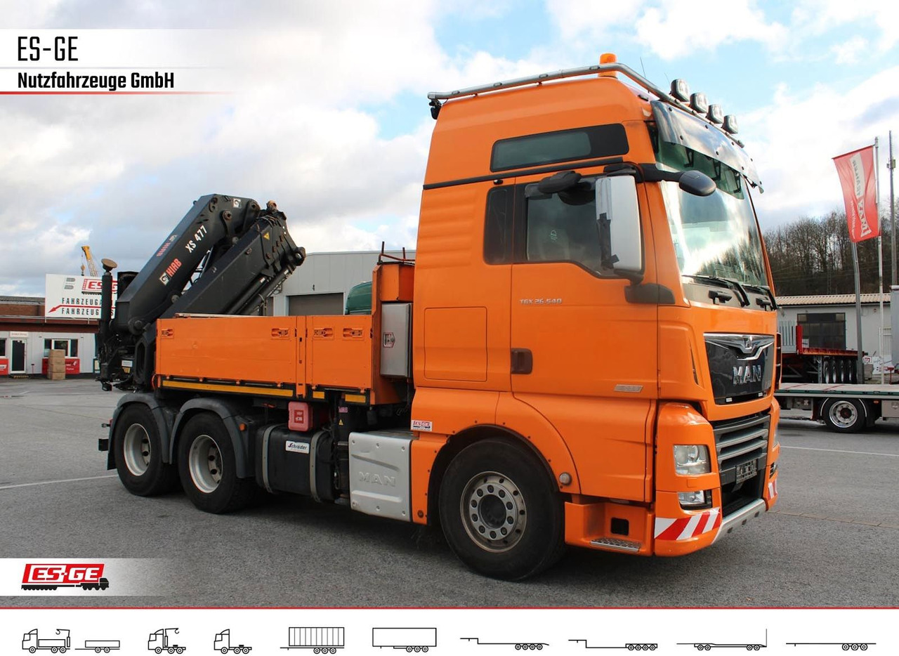 MAN TGX 26.540 + HIABV-Ladekran 477E-4 HIPRO MAN TGX 26.540 + HIABV-Ladekran 477E-4 HIPRO - Madelveok/ Platvormveok, Kraanaga veoauto: pilt 3 MAN TGX 26.540 + HIABV-Ladekran 477E-4 HIPRO MAN TGX 26.540 + HIABV-Ladekran 477E-4 HIPRO - Madelveok/ Platvormveok, Kraanaga veoauto: pilt 3