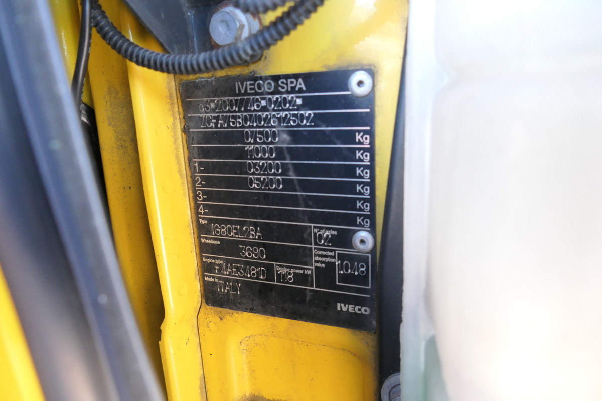Tarbesõiduk furgoon IVECO EuroCargo ML 75 E 16 P LBW LUFT AUTOMATIK COC EU: pilt 14
